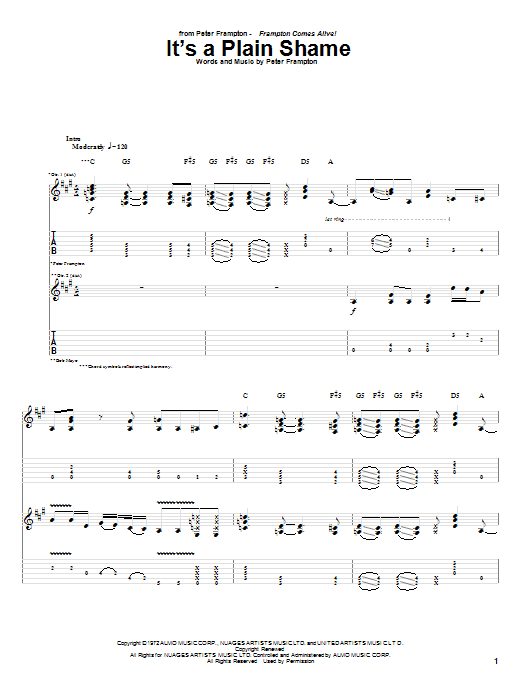 Product gallery: Page 1 of 1 It's A Plain Shame, Peter Frampton