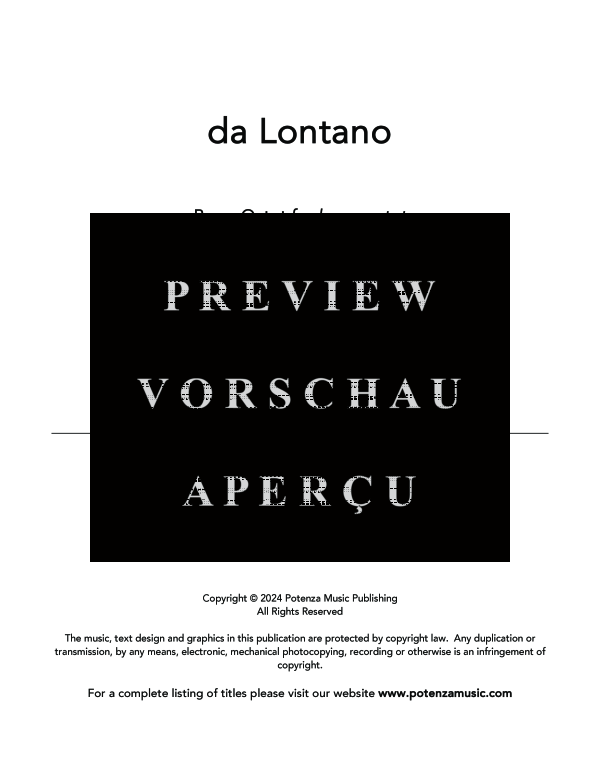 gallery: Da Lontano, , (Brass octet)