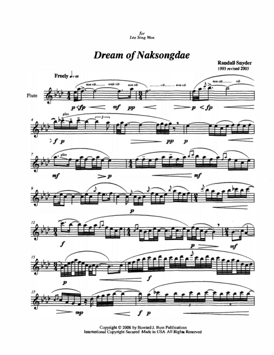 Product picture to: Dream of Naksongdae Randall Snyder