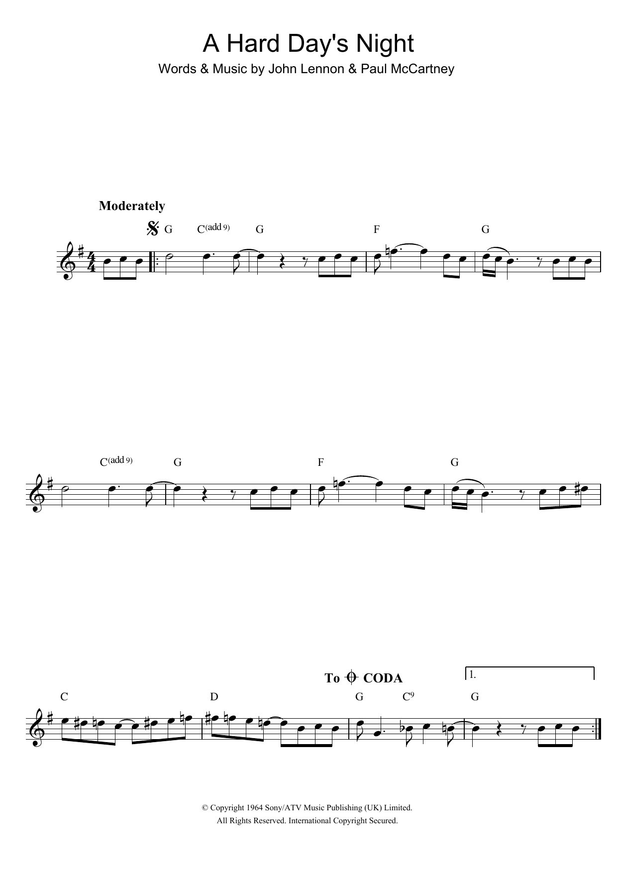 Product gallery: Page 1 of 1 A Hard Day's Night, The Beatles