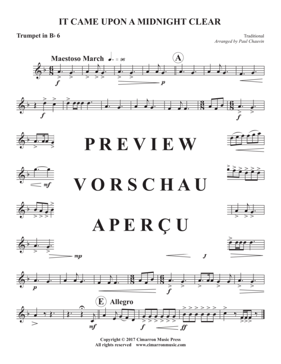 Product gallery: Page 11 of 14 It Came Upon a Midnight Clear , , (Trumpet ensemble 1-9 trumpets)