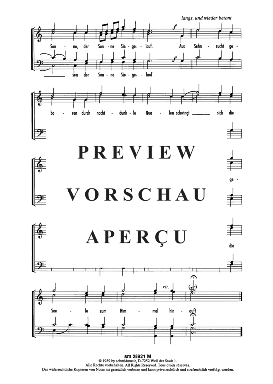 Product gallery: Page 5 of 5 Aus Sehnsucht geboren , , (male choir)