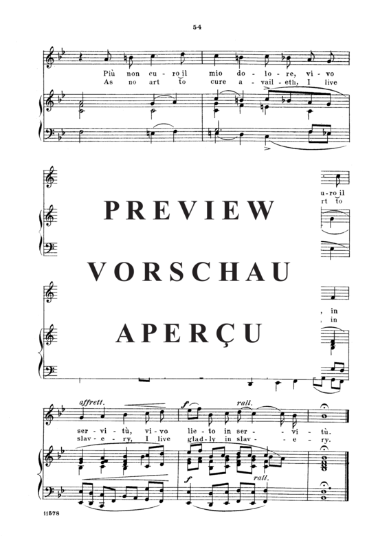 Product gallery: Page 6 of 6 Se amor m'annoda il piède, Parisotti, Alessandro, Medium Voice and Piano