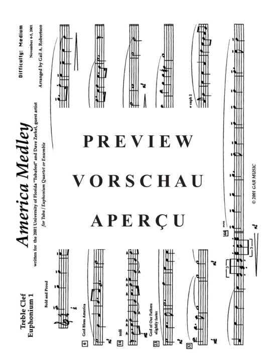 Product gallery: Page 11 of 21 American Medley , , (Tuba Quartett EETT)
