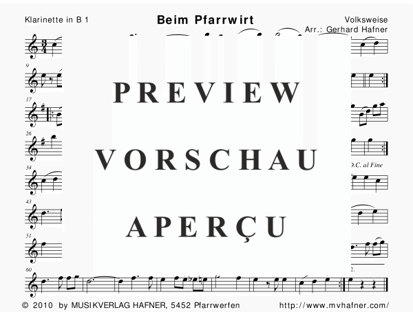 Product gallery: Page 6 of 11 Beim Pfarrwirt - Walzer, , (woodwind and brass)