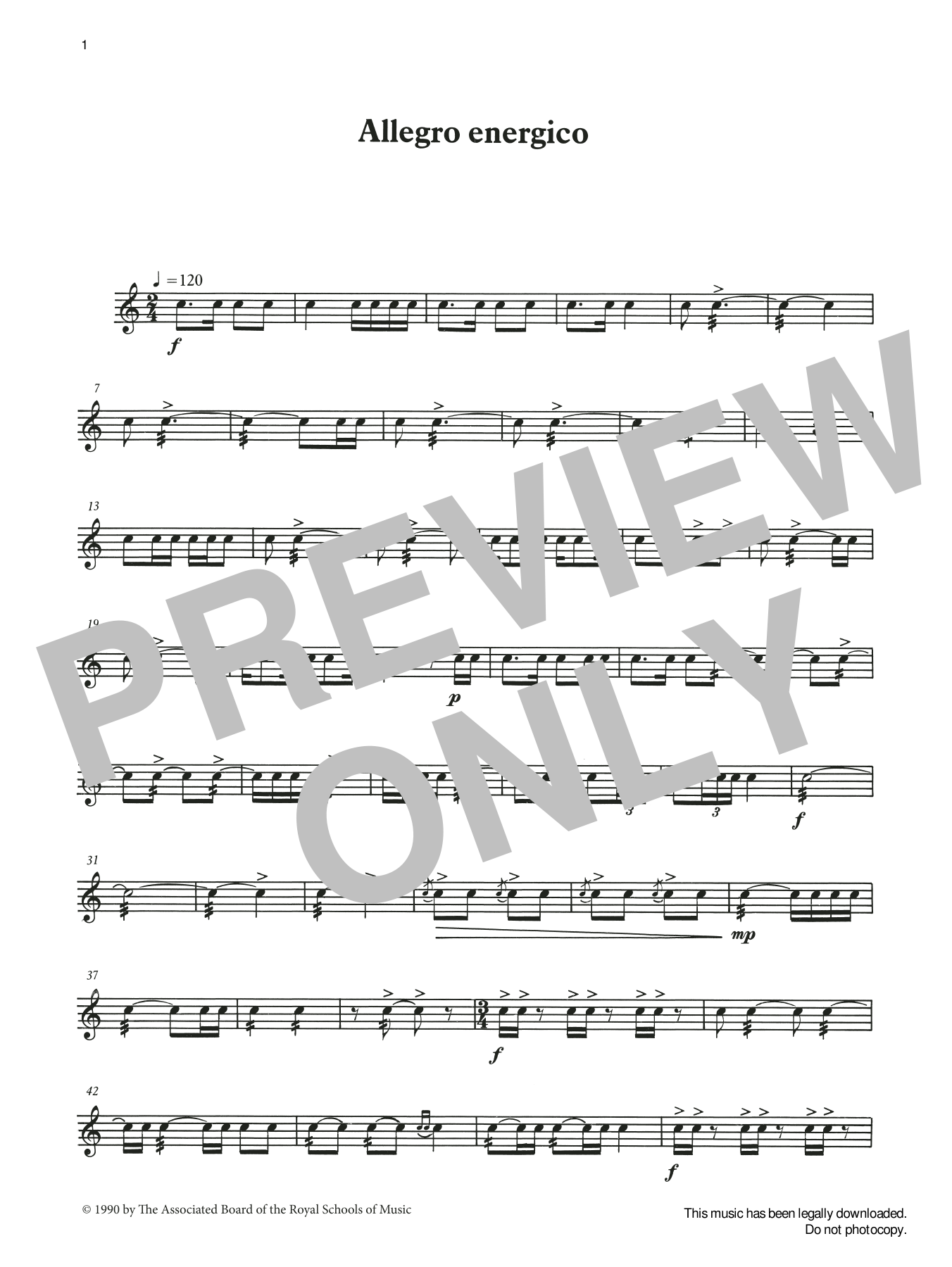 Produktgalerie: Seite 1 von 1 Allegro energico from Graded Music for Snare Drum, Book III, Ian Wright and Kevin Hathaway, Percussion