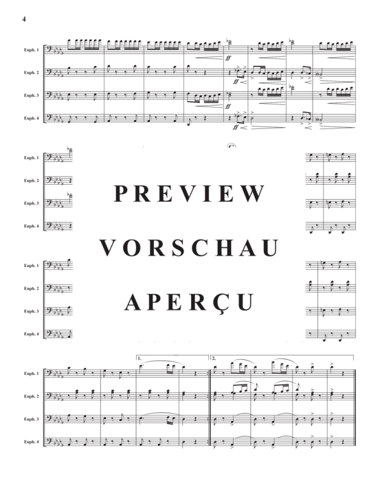 Produktgalerie: Seite 6 von 21 Washington Grays , , (Euphonium Quartett)