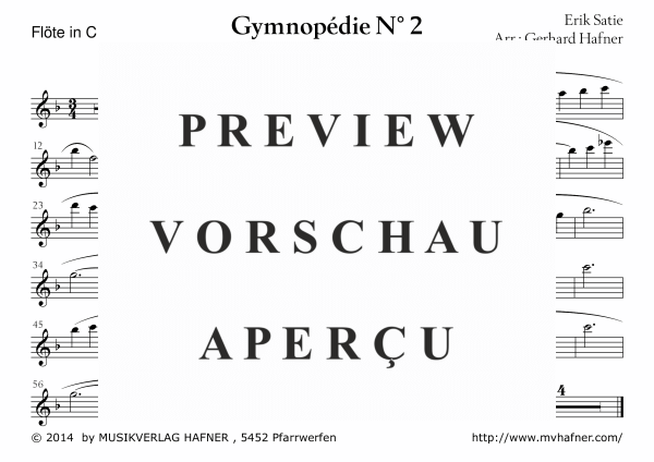 Product gallery: Page 8 of 11 Gymnopedie No. 2, , (large wind orchestra)