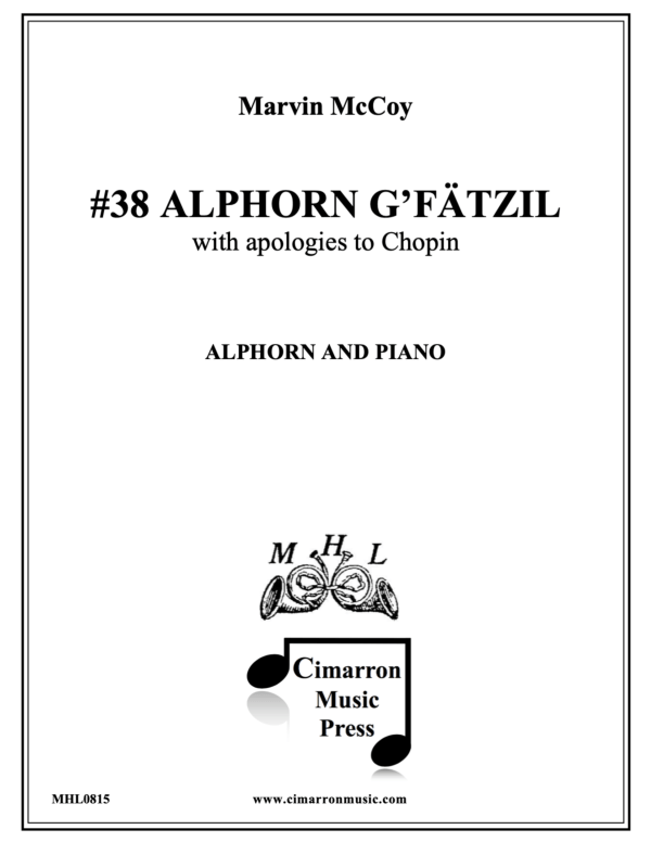 Produktbild zu: Alphorn G'fatzliMarvin McCoy