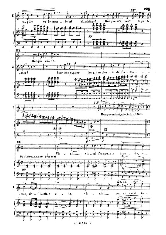 Produktbild zu: Qui la voce sua soaveVicenzo Bellini