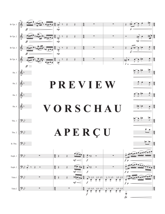 Product gallery: Page 11 of 21 Pomp! , , (Brass Ensemble 4x trumpet, 4x horn, 3x trombones, 2x euphonium + 2x tuba)