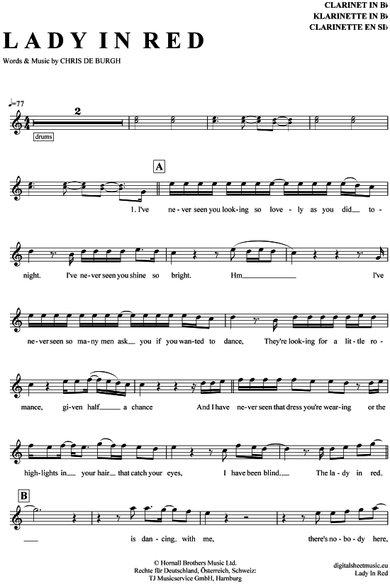 Product picture to: Lady in Red Chris de Burgh