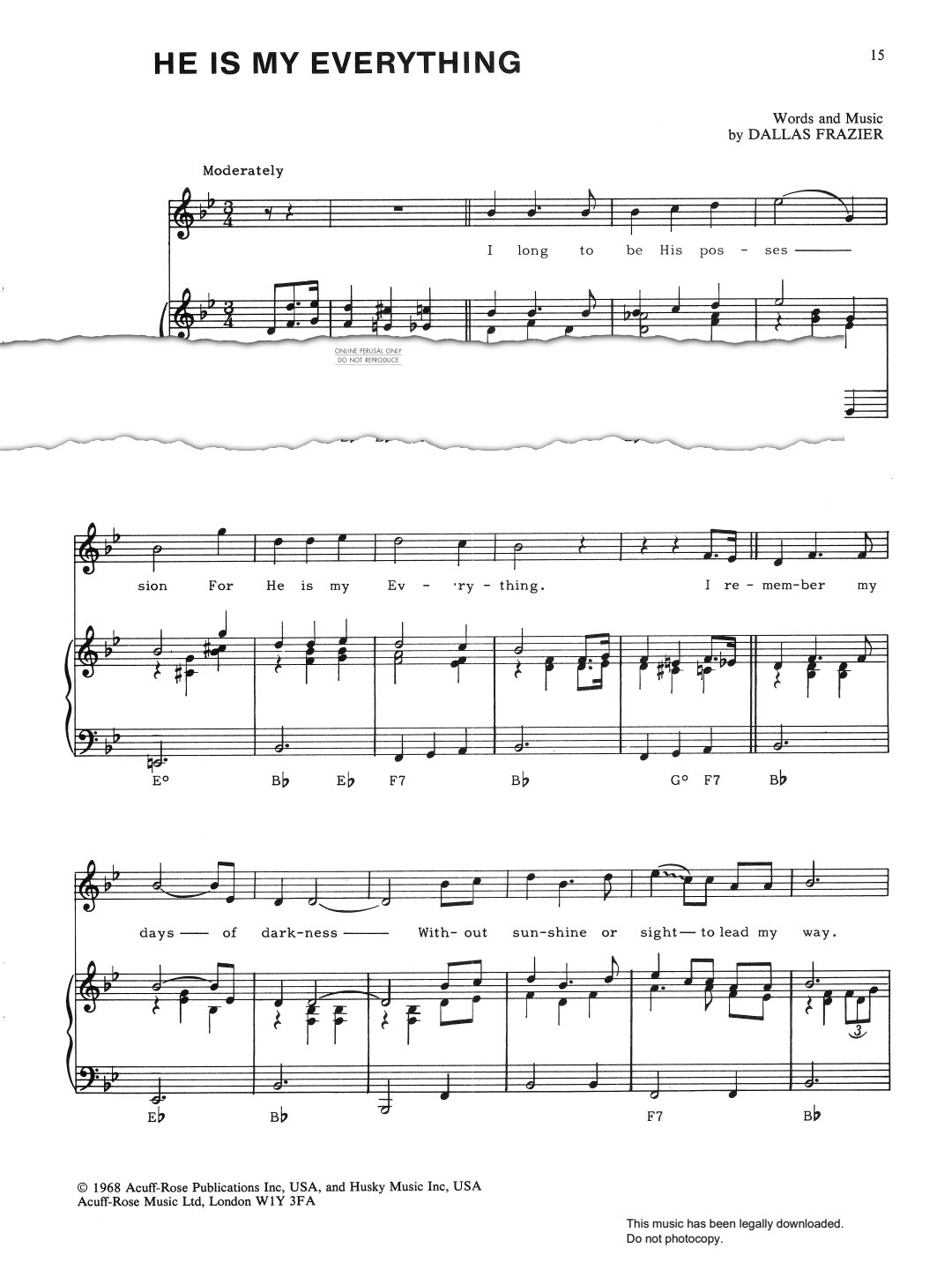 Product gallery: Page 1 of 1 He Is My Everything, Elvis Presley