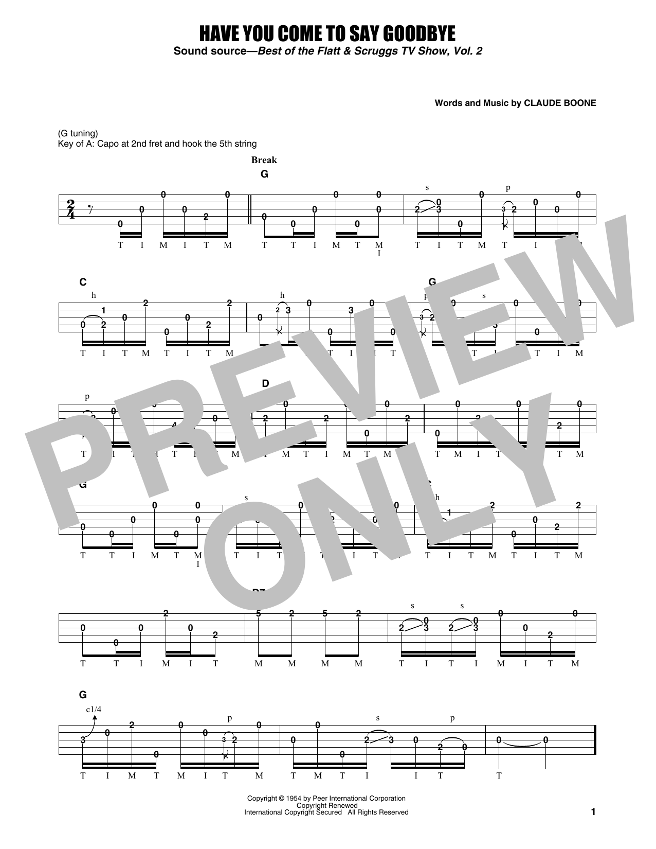 Product gallery: Page 1 of 1 Have You Come To Say Goodbye, Flatt & Scruggs
