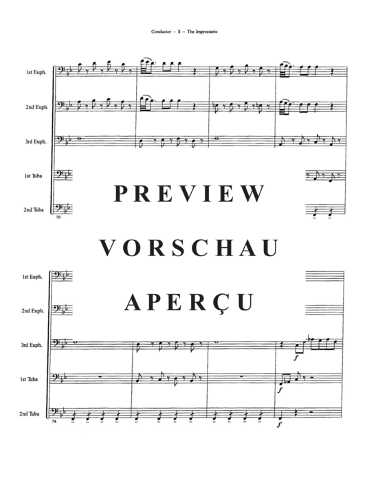 Product gallery: Page 12 of 21 Impresario Overture, The , , (Tuba Quintet EEETT)