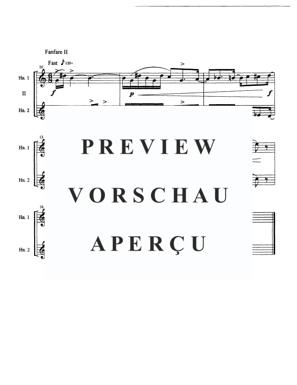 Product gallery: Page 4 of 8 Two Fanfares, , Horn Duet