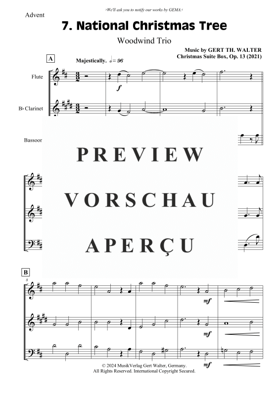 Produktgalerie: Seite 2 von 7 National Christmas Tree, , (Holzbläser Trio)