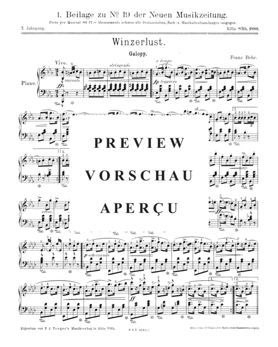 Product gallery: Page 2 of 3 Winzerlust , , Piano Solo
