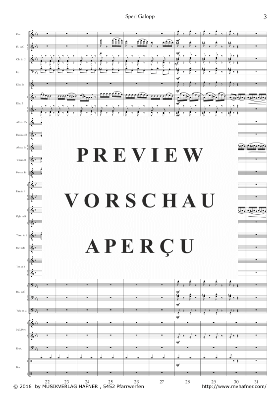 Product gallery: Page 8 of 11 Sperl Galopp, , (large wind orchestra)