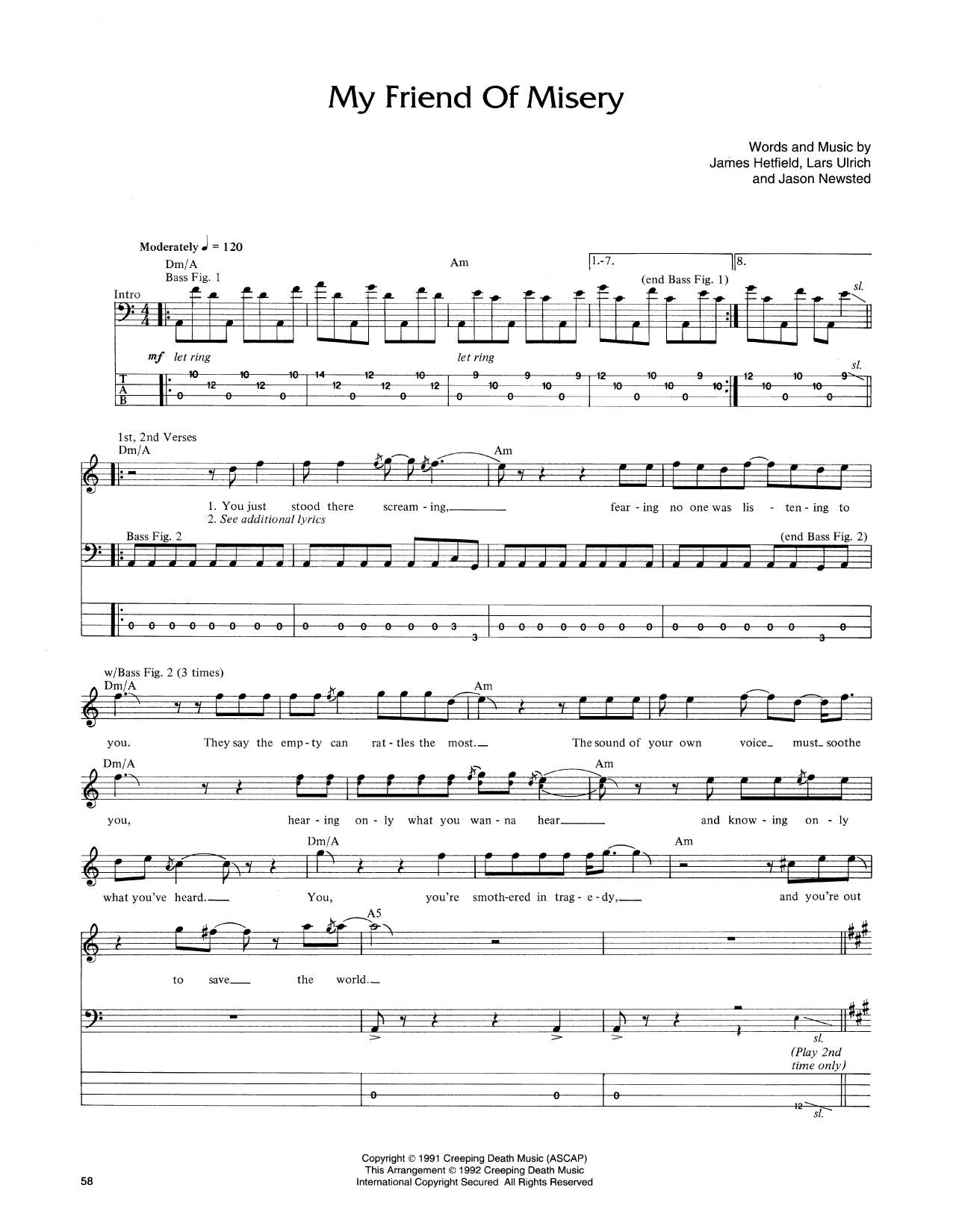 Produktgalerie: Seite 1 von 1 My Friend Of Misery, Metallica