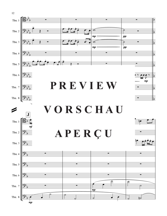 Product gallery: Page 13 of 21 Remnants of a Fugue , , (Trombone ensemble)