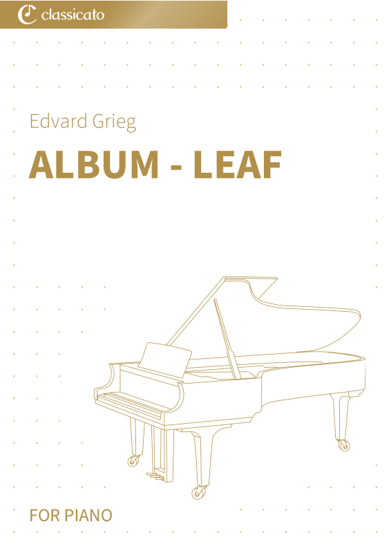 Product picture to: Album - leaf - No. 7 from Lyric Pieces, Book 1, op. 12Edvard Grieg