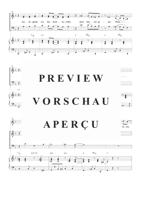 gallery: Nun danket all und bringet Ehr EG 322 / GL 403, , Gemischter Chor SAM und Klavier