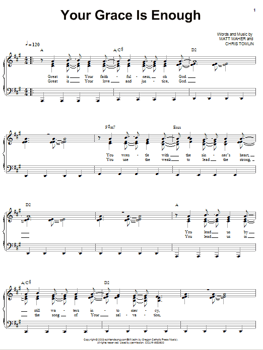 Produktgalerie: Seite 1 von 1 Your Grace Is Enough, Chris Tomlin, Gesang, Gitarre, Klavier