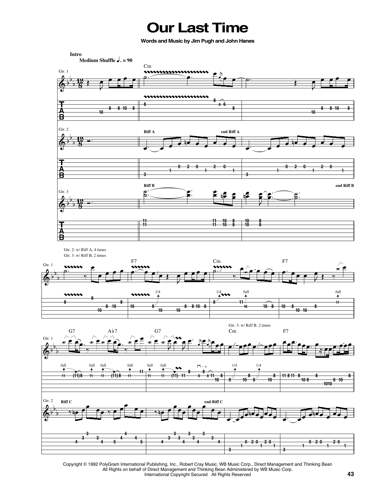 Product gallery: Page 1 of 1 Our Last Time, Robert Cray