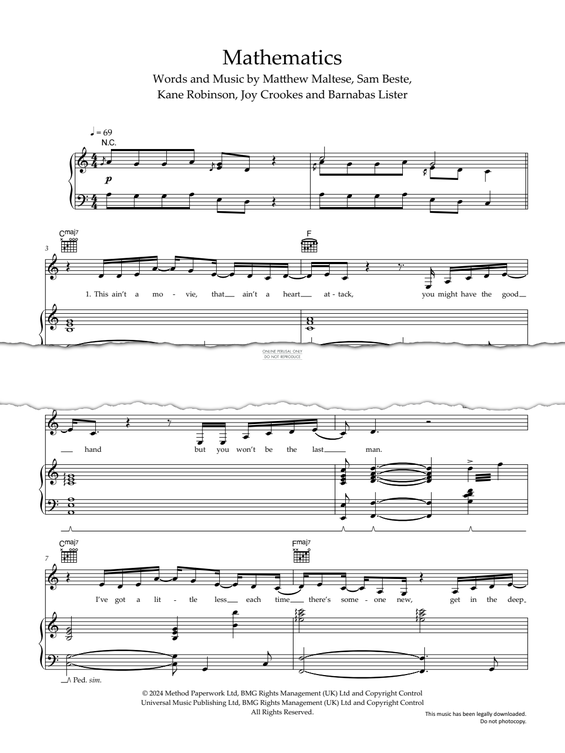 Produktgalerie: Seite 1 von 1 Mathematics, Kano, Gesang, Gitarre, Klavier