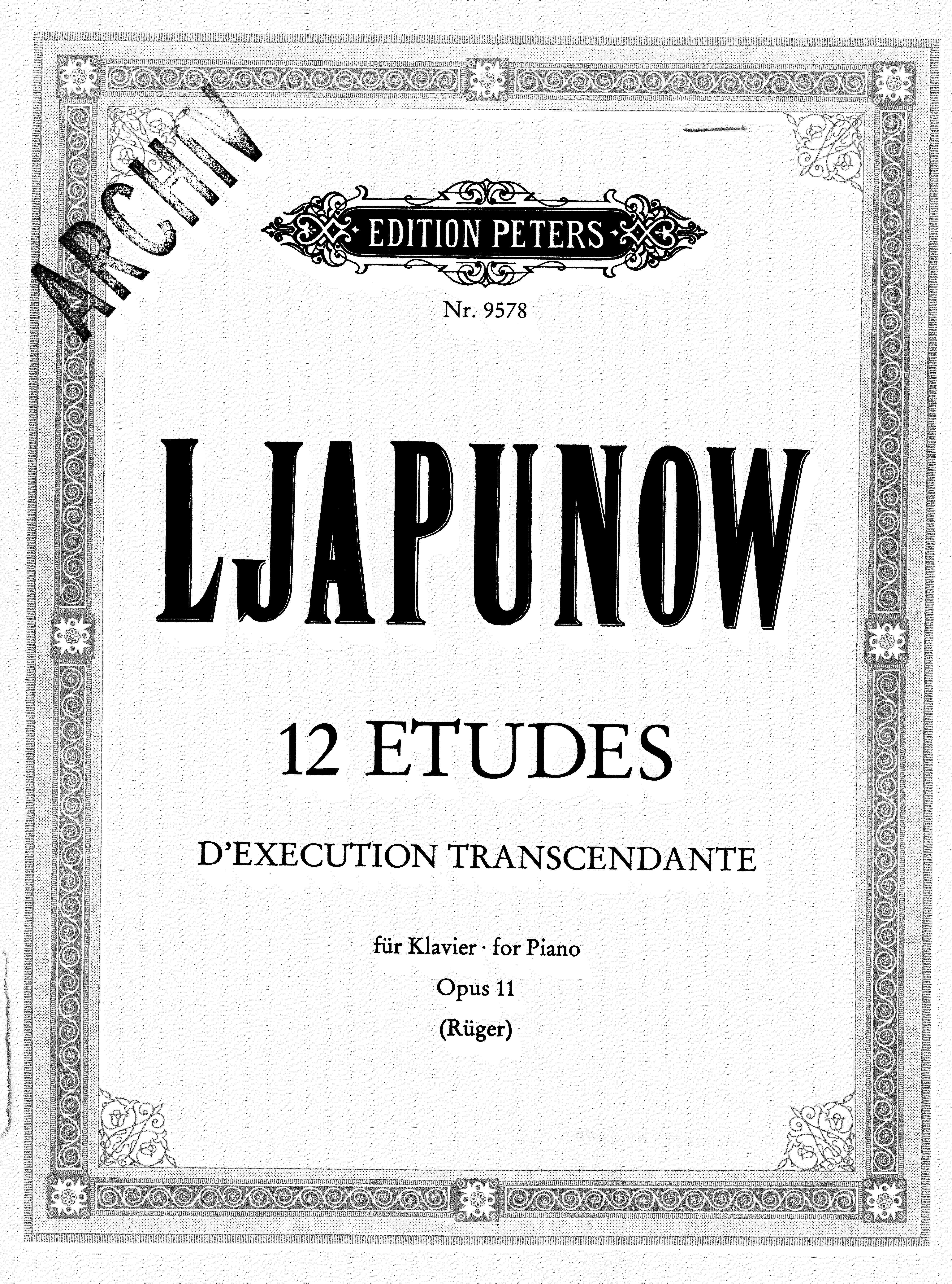 Produktbild zu: Étude VI Tempête – Storm (from ‘12 Études d’exécution transcendante Op.11’)