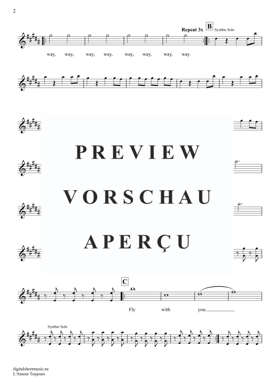 Produktgalerie: Seite 3 von 6 L'Amour Toujours, Gigi D'Agostino, Altsaxophon