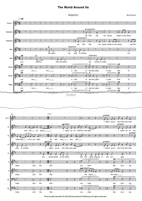 gallery: The World Around Us, Ben Rowarth, Chor, Unbekannt