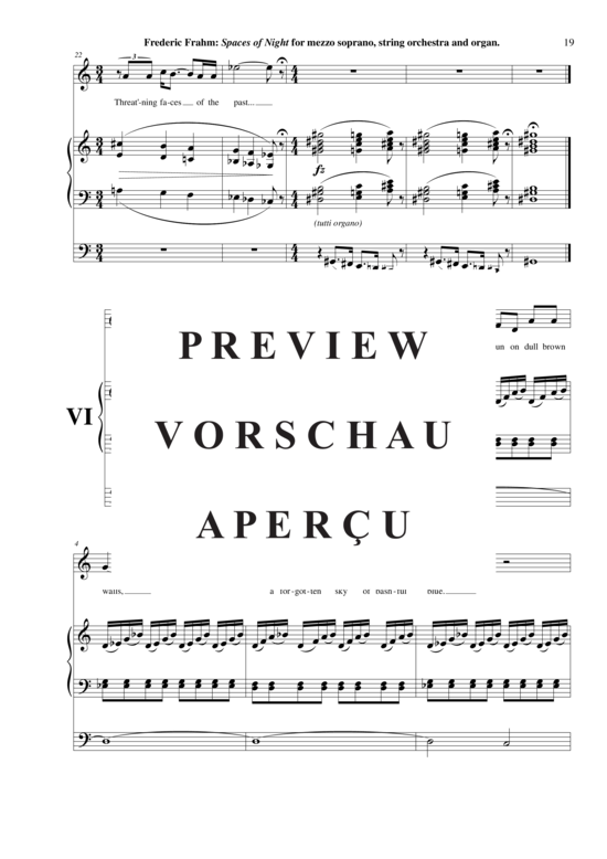 Product gallery: Page 20 of 21 Spaces of Night , , (Mezzo Sopran + Orgel)