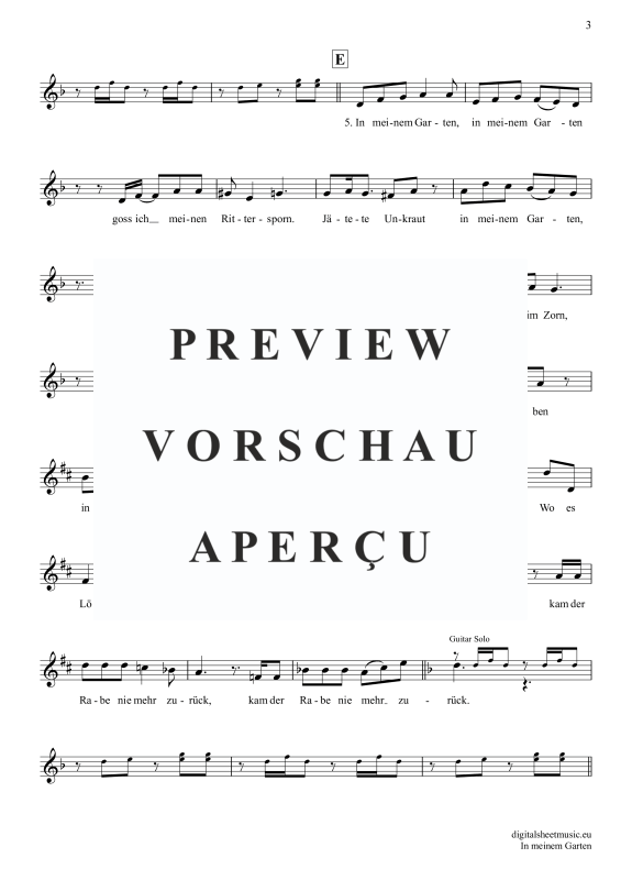 Produktgalerie: Seite 4 von 5 In Meinem Garten, Mey, Reinhard, Trompete in B