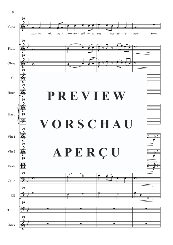 Produktgalerie: Seite 11 von 11 The Star of the County Down, , Solo Gesang und kleines Orchester