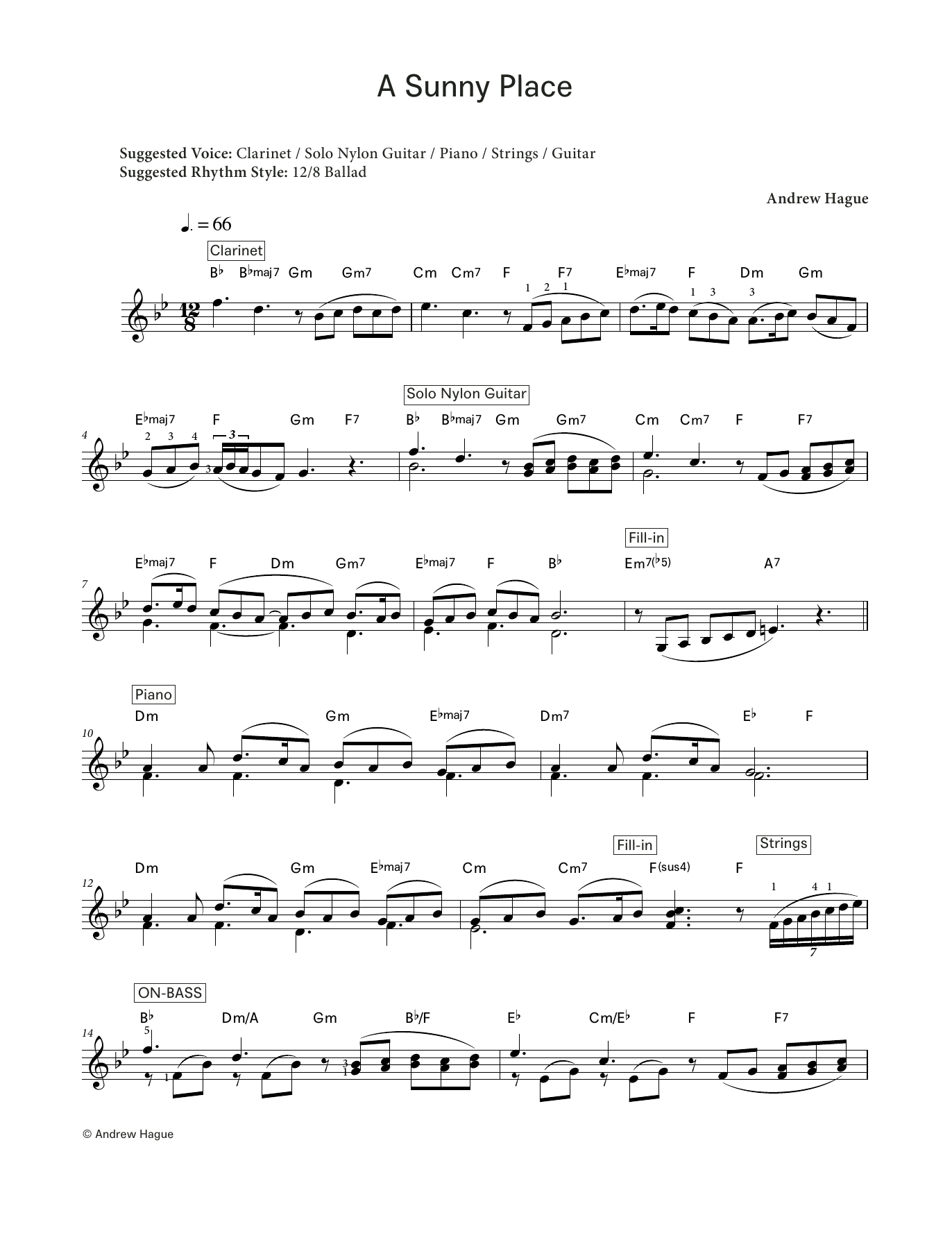 Produktgalerie: Seite 1 von 1 A Sunny Place (LCME Electronic Keyboard Grade 5 List A), Andrew Hague, Klavier