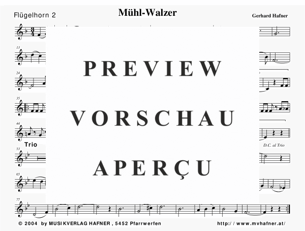 Product gallery: Page 6 of 11 Mühl-Walzer, , (woodwind and brass)
