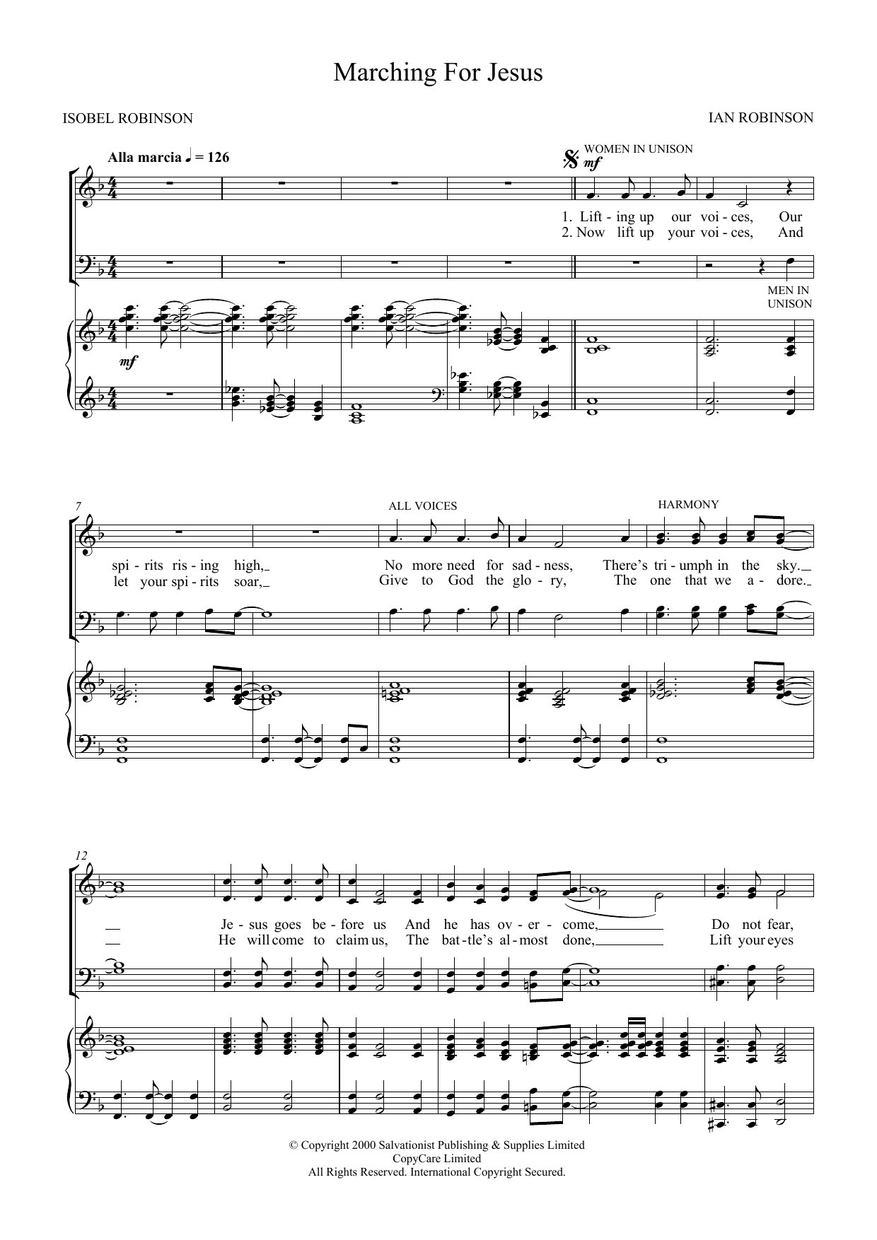 Produktgalerie: Seite 1 von 1 Marching For Jesus, The Salvation Army, Chor