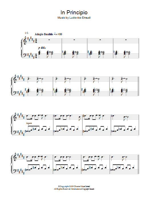 Product gallery: Page 1 of 1 In Principio, Ludovico Einaudi