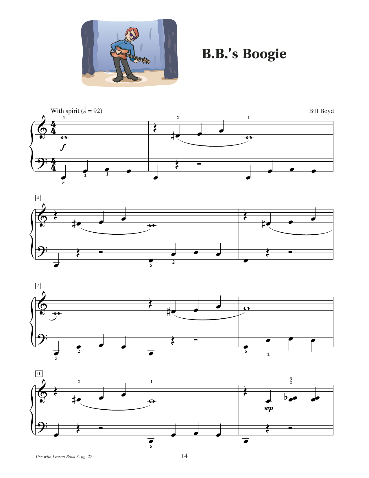 Produktgalerie: Seite 1 von 1 B.B.'s Boogie, Bill Boyd, Klavier