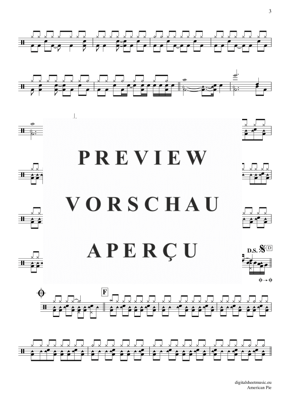 Product gallery: Page 4 of 6 American Pie , Mc Lean, Don, (Drums)