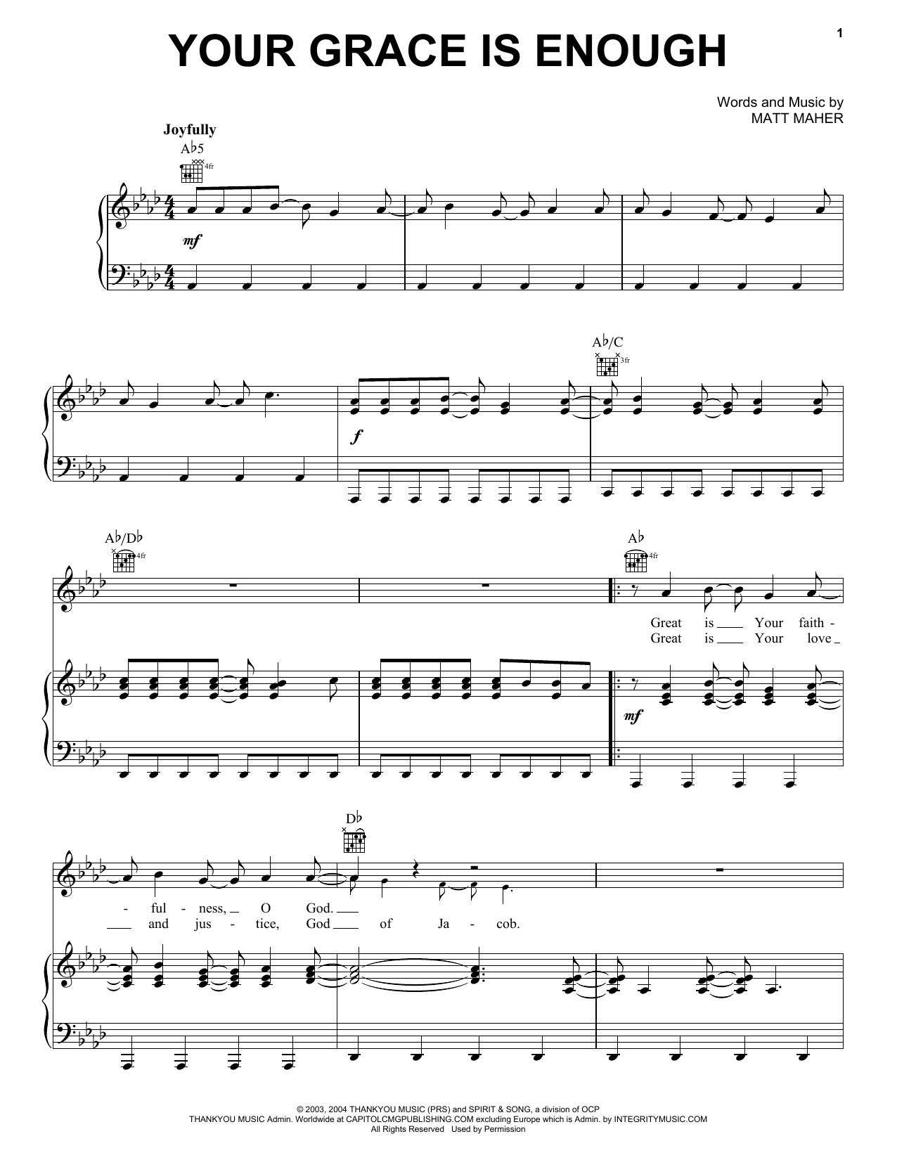 Produktgalerie: Seite 1 von 1 Your Grace Is Enough, Chris Tomlin, Gesang, Gitarre, Klavier