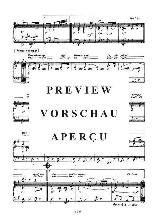 Product gallery: Page 7 of 7 Alt Berlin I + II , , (piano solo with lyrics)