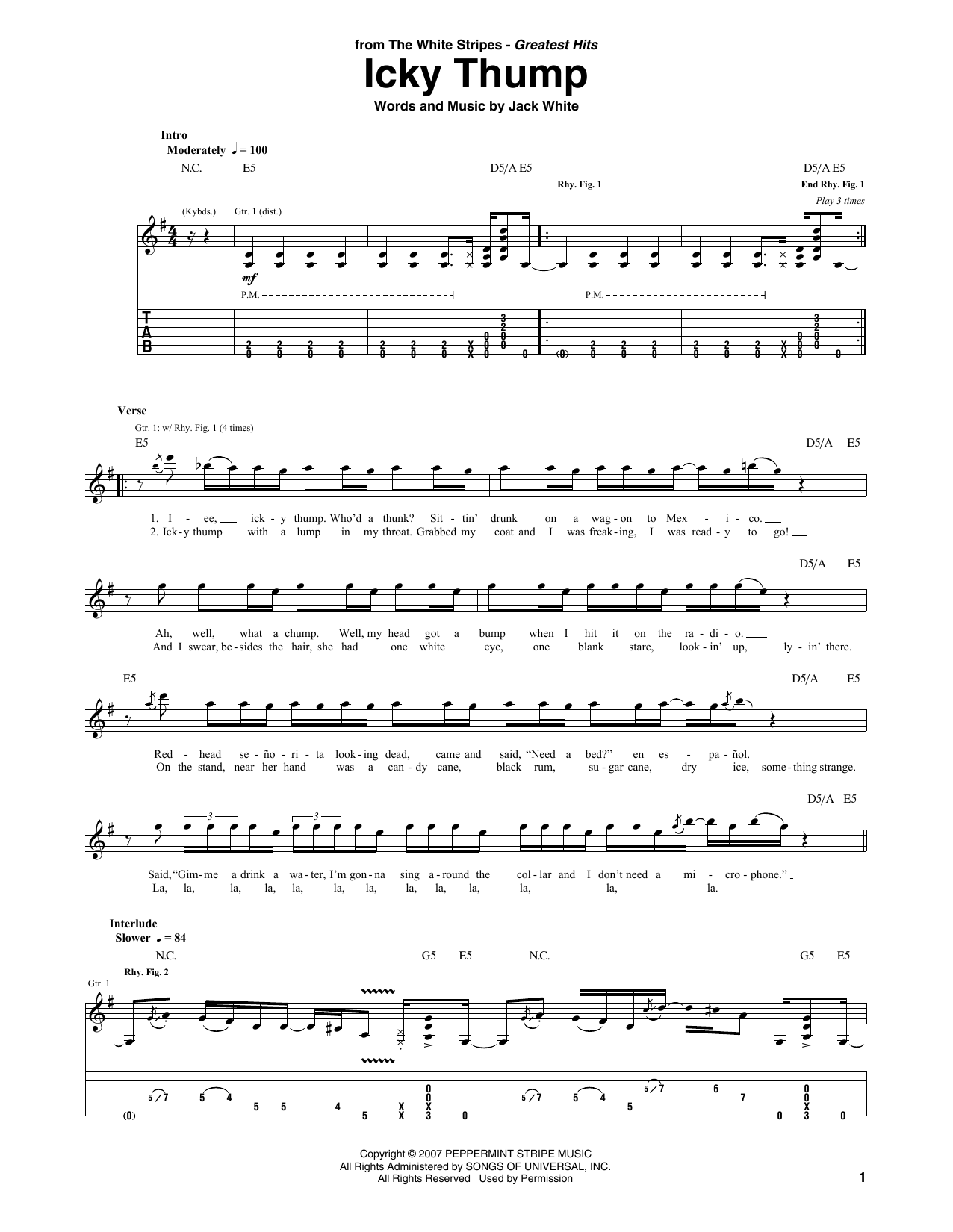 Produktgalerie: Seite 1 von 1 Icky Thump, The White Stripes, Gitarre