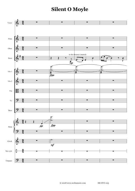 Produktgalerie: Seite 1 von 11 Silent O Moyle, , Solo Gesang und kleines Orchester