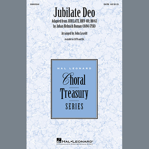 Produktbild zu: Jubilate Deo (arr. John Leavitt)