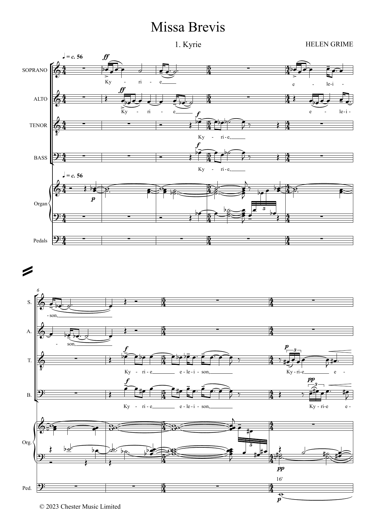 Produktbild zu: Missa Brevis