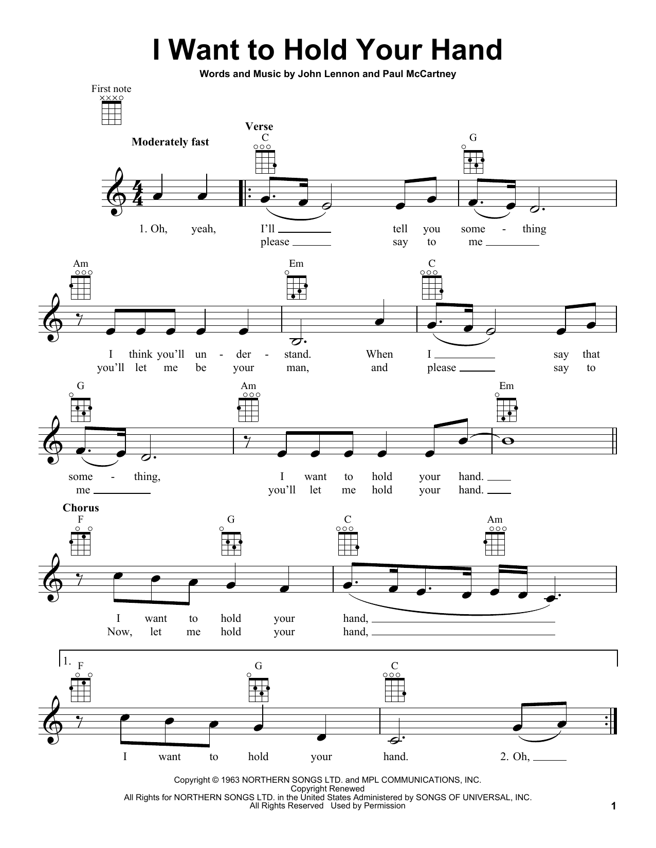 Product gallery: Page 1 of 1 I Want To Hold Your Hand, The Beatles