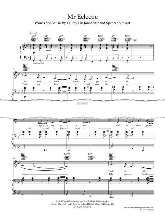 Produktgalerie: Seite 1 von 1 Mr. Eclectic, Laufey, Gesang, Gitarre, Klavier